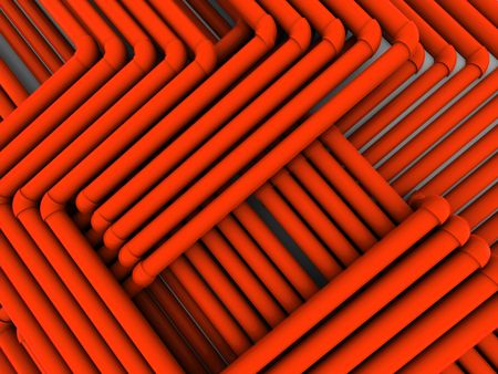 Abstact tubes communications. 3dの写真素材