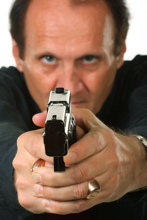 Men with gun