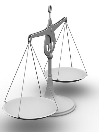 Scales. 3dの写真素材