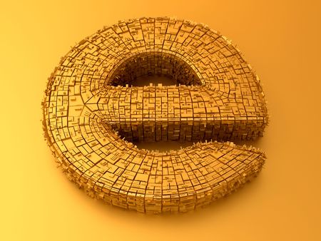 Symbol of internet. 3dの写真素材