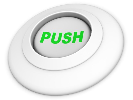 Button Push. 3dの写真素材