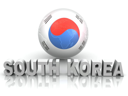 Symbol of South Korea. 3dの写真素材