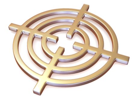 Target. 3dの写真素材