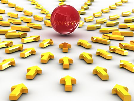 Abstract background. Arrows. 3dの写真素材