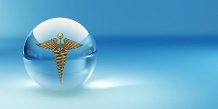 Symbol of medicine. Abstract background. 3dの写真素材