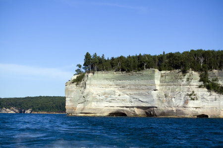 Upper Peninsula (Pictured Rocks) - Michigan, USA の写真素材