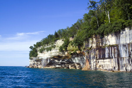 Upper Peninsula (Pictured Rocks) - Michigan, USA の写真素材