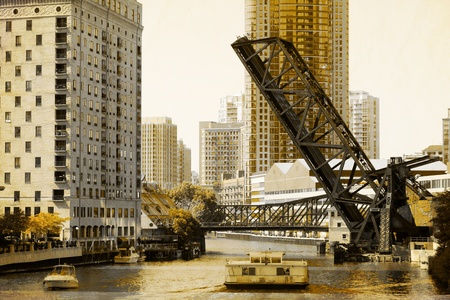 Vintage Picture Effect - Chicago のeditorial素材