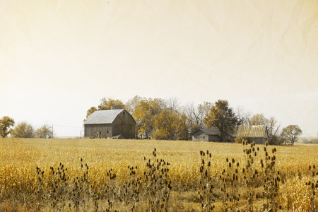 Old Picture Design - American Country の写真素材