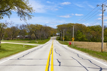 Country Roadの写真素材