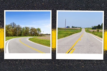 Travel Road Background 