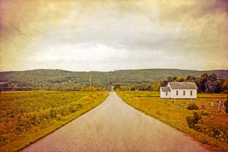 Countryside Roadの写真素材