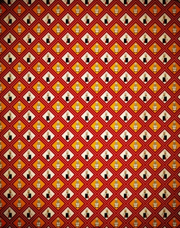 Menu Vintage Pattern Page の写真素材
