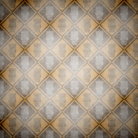 Coffee Design (Vintage Pattern Page) の写真素材