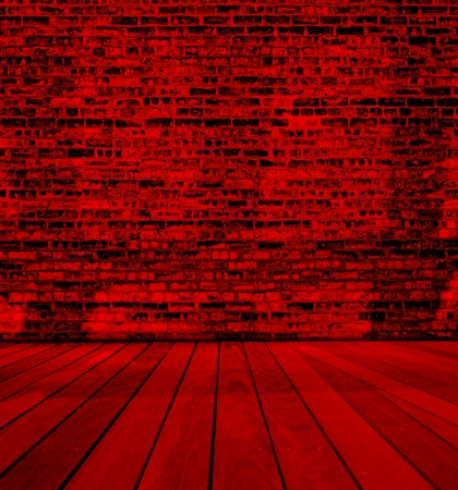 Old Interior Design With Vintage Grunge Brick Wallの写真素材