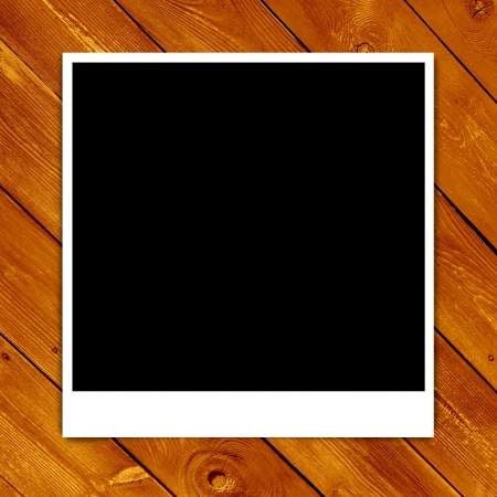 Vintage Pictures on Wooden Old Table の写真素材