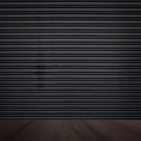 Grunge Garage Door Designの写真素材