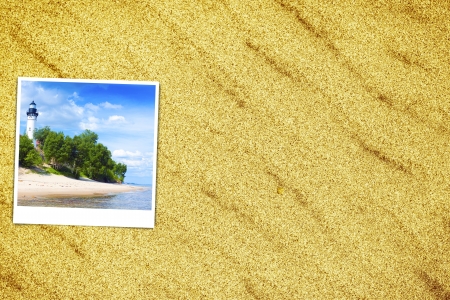Vacations Background (pictures with empty space for your text)の写真素材