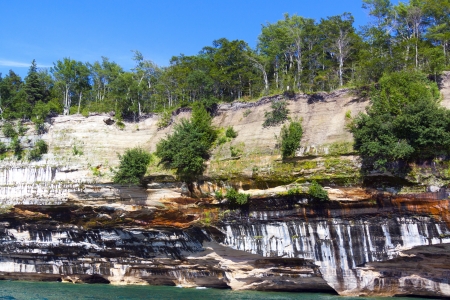 Upper Peninsula (Pictured Rocks) - Michigan, USA の写真素材