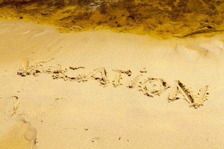 Vacation Signの写真素材
