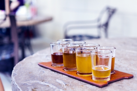 Beer Flightの写真素材