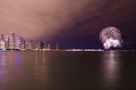 Chicago Downtownの写真素材