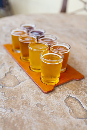 Beer Flightの写真素材