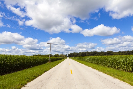 Country Roadの写真素材