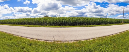 American Country Road Side View の写真素材