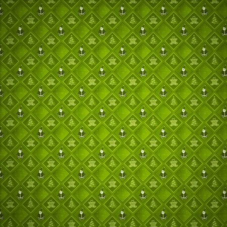 Retro Grunge Christmas Pattern or Old Wrap Paperの写真素材