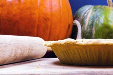 Homemade Pumpkin Pieの写真素材