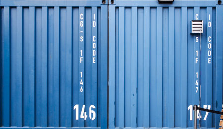 texture pattern of blue container