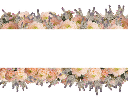 beautiful blossom flowers pattern backgroundの写真素材