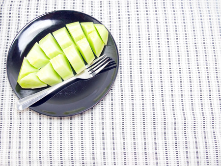 cantaloupe melonの写真素材