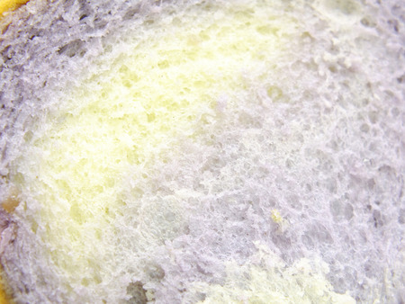 closeup of bread textureの写真素材