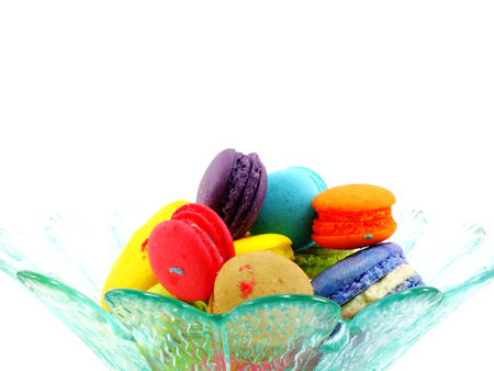 tasty colorful macaroon a french sweet delicacy tasty colorful macaroon variety closeupの写真素材