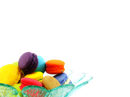 tasty colorful macaroon a french sweet delicacy tasty colorful macaroon variety closeupの写真素材