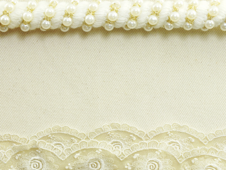 lace and pearls vintage backgroundの写真素材