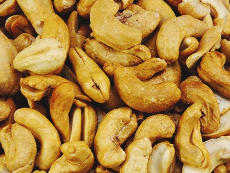 roasted cashew nutsの写真素材