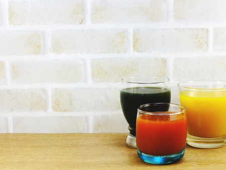 Healthy fruit and vegetable juiceの写真素材