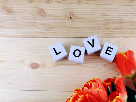 valentine s day background alphabet spell word lovevalentines day background alphabet spell word loveの写真素材