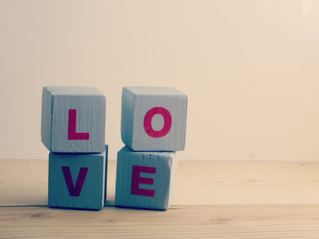 valentine s day background alphabet spell word lovevalentine s day background alphabet spell word loveの写真素材