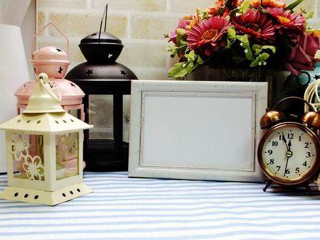 mock up frame home decorの写真素材