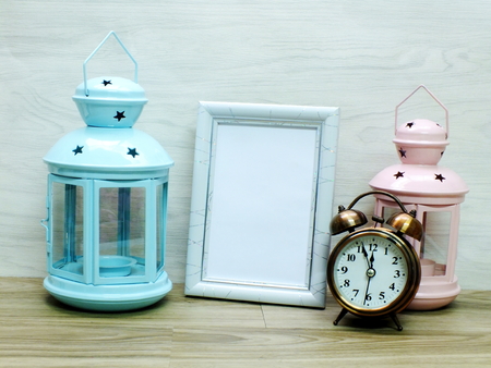 mock up frame home decorの写真素材