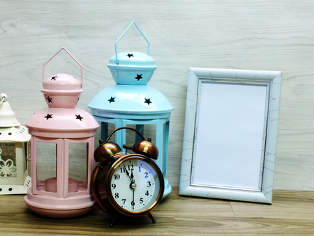 mock up frame home decorの写真素材