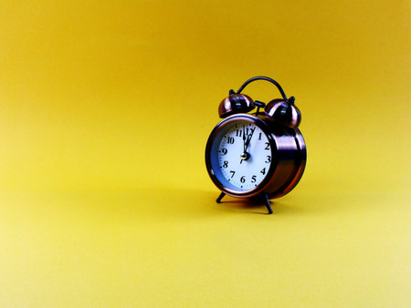 alarm clock with space for copy background