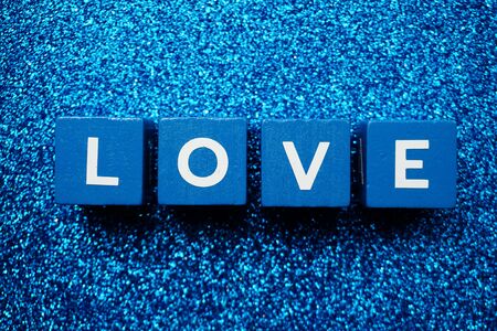 Love alphabet letter Valentine's Day backgroundの写真素材