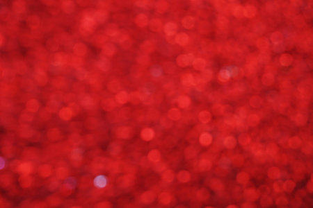 Abstract red Bokeh lights christmas Holiday's background