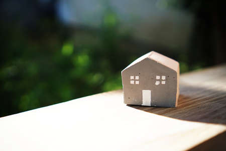 Colorful Miniature little houses village Home  and Real Estate conceptの写真素材