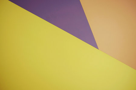 Yellow, Purple and pink pastel color abstract backgroundの写真素材